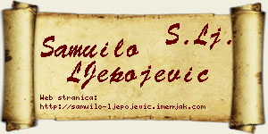Samuilo LJepojević vizit kartica